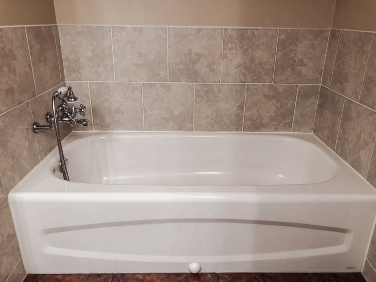 Bathtub in the basement